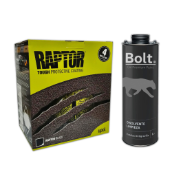 PINTURA RAPTOR 2K KIT NEGRO...