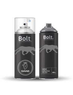Pack Spray Pintura Bicapa Para Saab Metalizado + Barniz...
