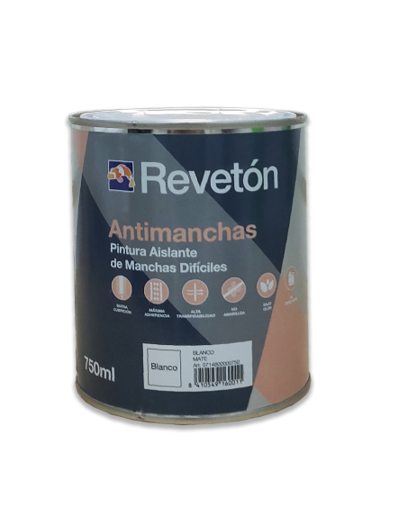 Pintura Antimanchas Al Disolvente Reveton 750 Ml