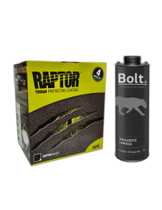 PINTURA RAPTOR 2K KIT NEGRO...