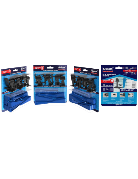 Kit Auto Nivelación Placas De Pladur 10+10 Quilosa