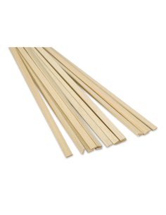25 Palillos Madera De Balsa Lumberind Ecuador 5X10X1000 Mm