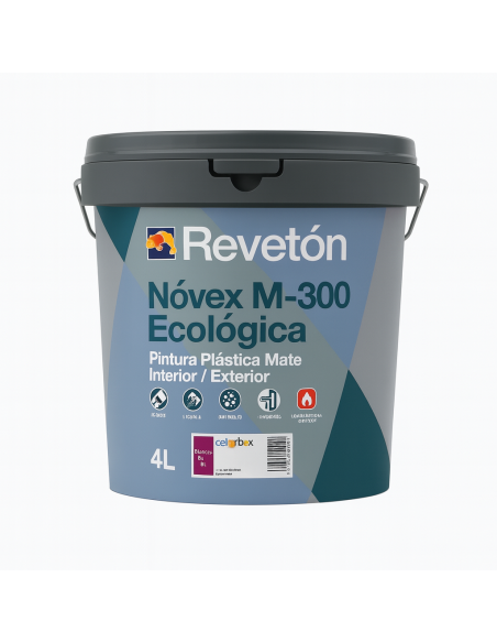Pintura Mate Novex M-300 Ecológica Antimoho Blanco 4 Lt