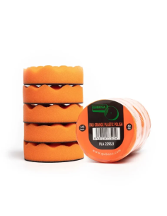 Esponja Pulido Para Plásticos Naranja Gubosa 80 Mm 5 Uds.