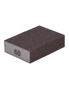 Taco Lijar Plano 4 Caras Norton P60 Grueso 100X66X26 Mm