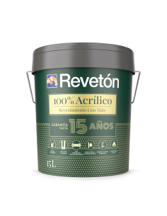Reveton Liso 100% Acrílico Blanco 15 Lt