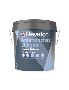 Pintura Antimanchas Al Agua Blanco Reveton 4 Lt