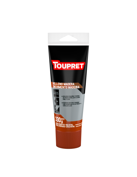 Toupret Masilla Relleno Madera Roble Claro Tubo 330 Gr