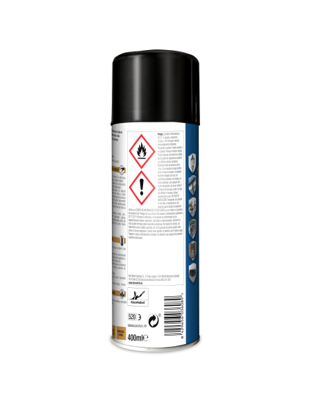 Spray Hammerite Antioxidante Liso Brillante Blanco 400 Ml