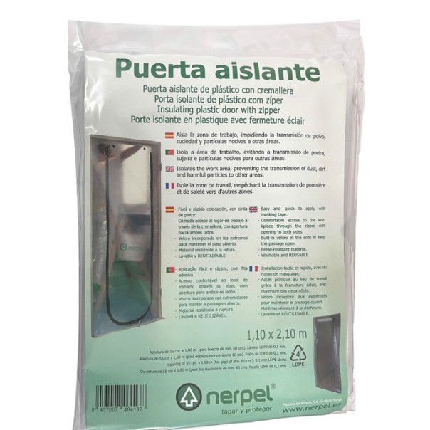 Puerta Aislante Con Cremallera Obras Nerpel