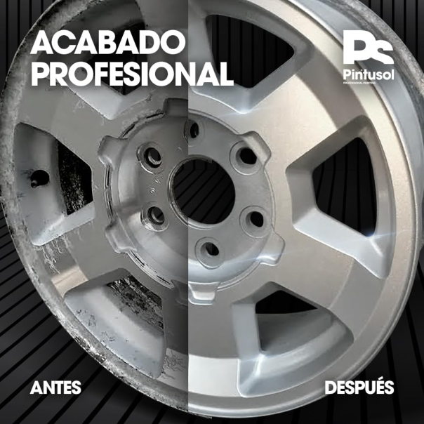 Spray Pintura Aluminio Llantas Pintusol 400 Ml