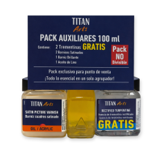 Pack Auxiliares Titan Arts 100 Ml