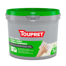 Masilla Cubre Azulejos Cocinas Y Baños Toupret 7 Kg