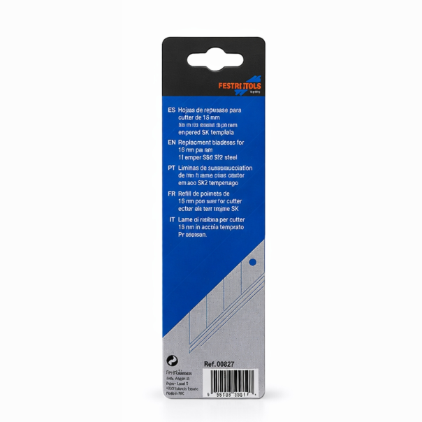 Pack 10 hojas Cutter Essential Hoja 18 Mm