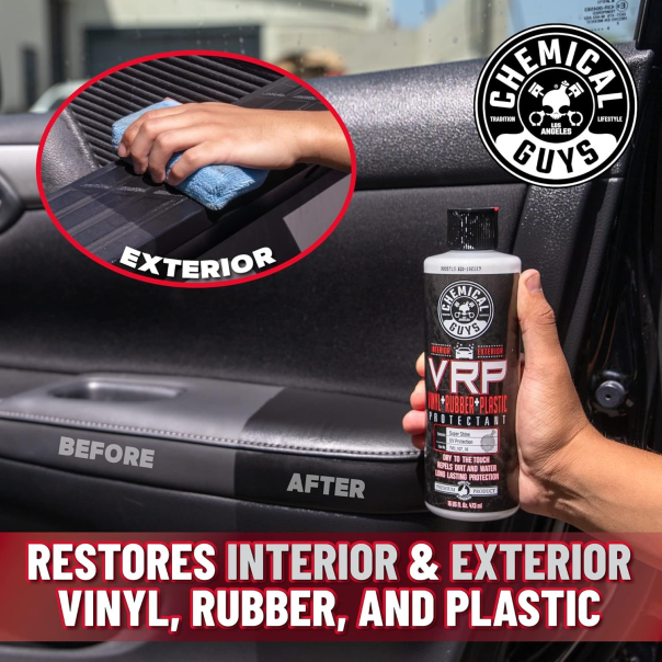 Chemical Guys VPR Restaurador Protector Abrillantador De Plásticos 473 Ml