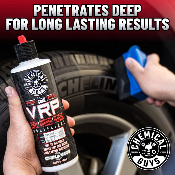 Chemical Guys VPR Restaurador Protector Abrillantador De Plásticos 473 Ml