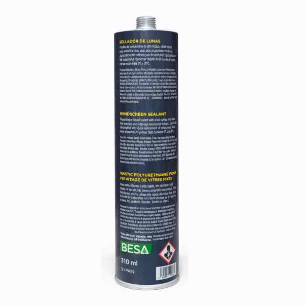 Sellador Poliuretano Lunas Negro Urkiseal 4000 310 Ml