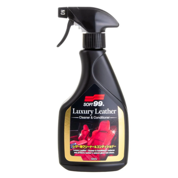 Rejuvenecedor de Plástico y Cuero Luxury Leather Soft99 500 Ml