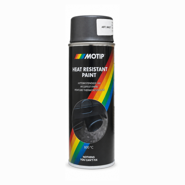 Spray Pintura Alta Temperatura 800 ºC Antracita Motip 400 Ml