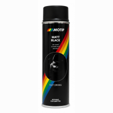Spray Pintura Negro Mate Motip 500 Ml