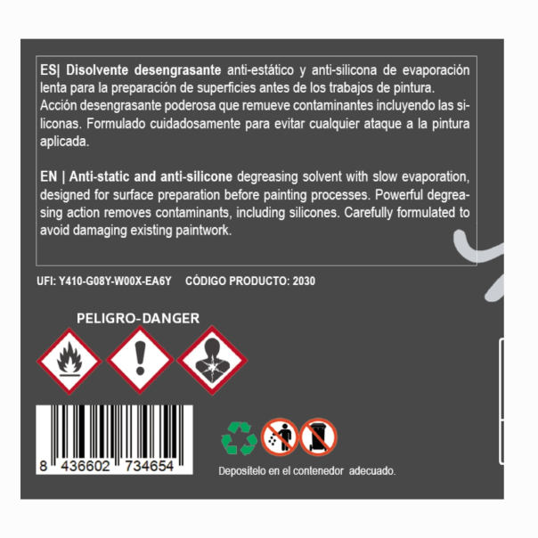 Desengrasante Antisiliconas Lento Bolt 1 Lt