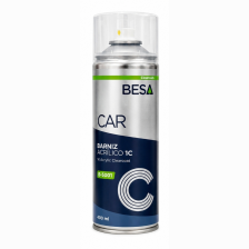 Spray Barniz Acrílico Brillante 1K B-5001 Besa 400 Ml