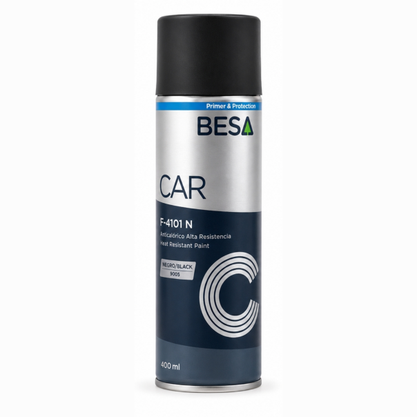 Spray Pintura Anticalorica Alta Resistencia F-4101 Negro 400 Ml