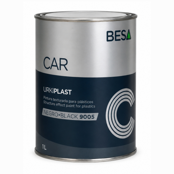 Pintura Texturizada Para Plásticos Negro Urkiplast 1 Lt